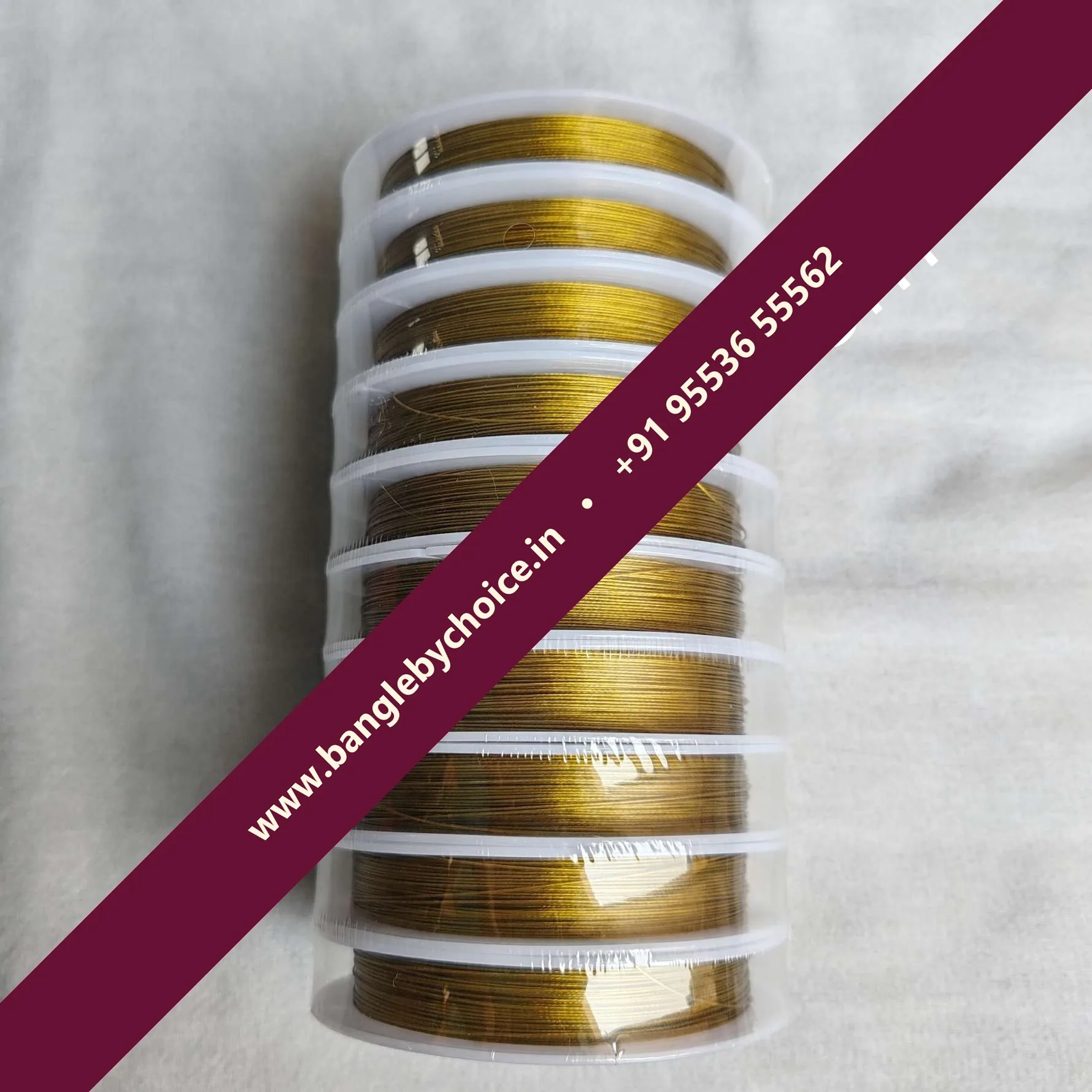 Antique Gold Shade Gear Wire