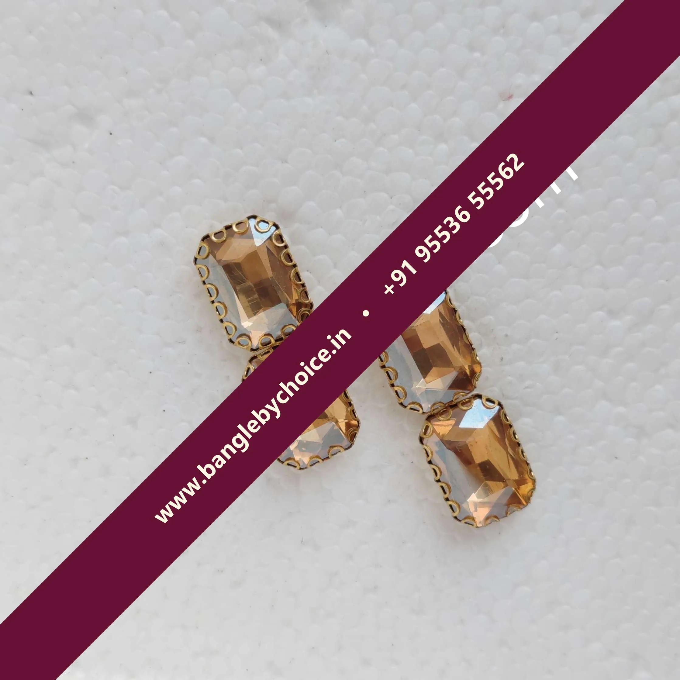 10*14 Size Gold Colour Clipstones