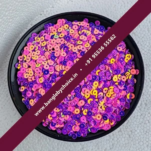 4mm Size Sequences Colour-Purple