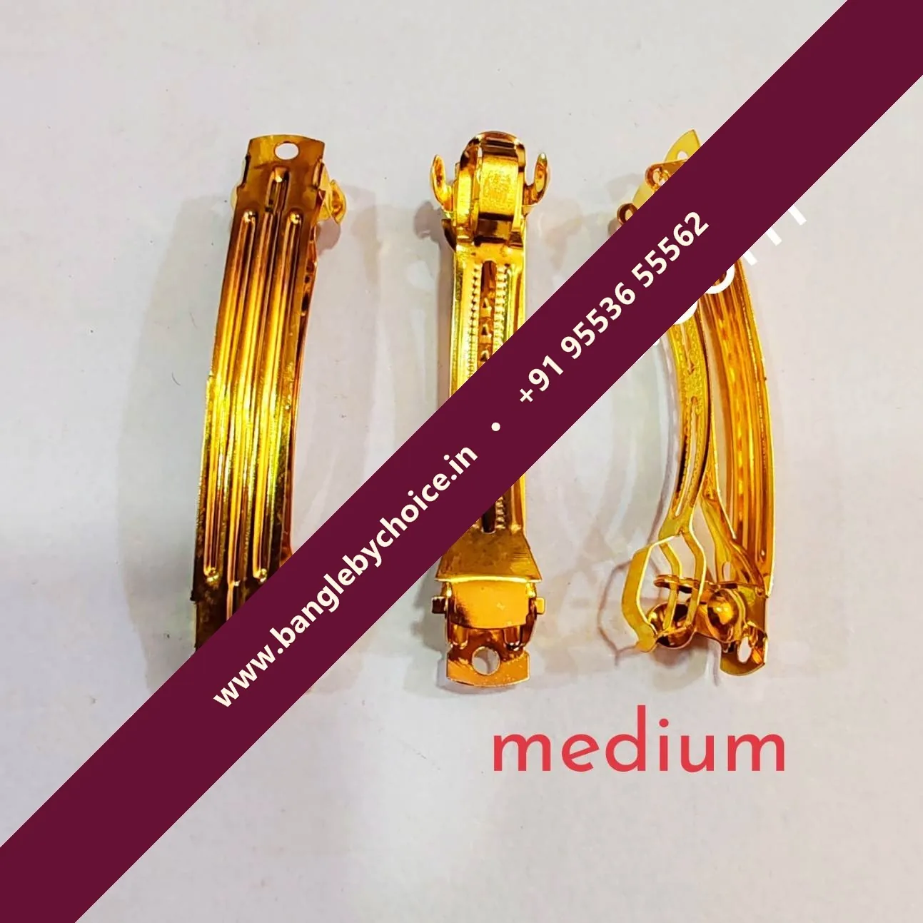 6.5 Cm Size Center Clips Medium Size