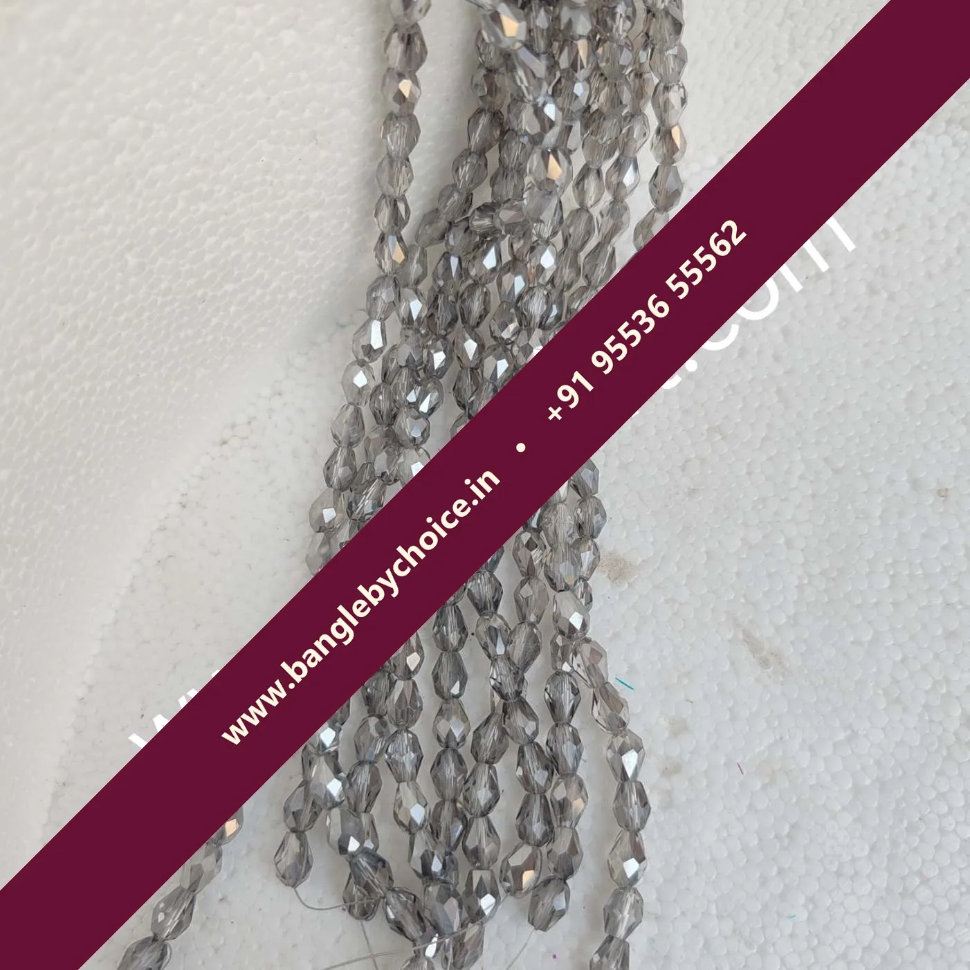 Drop Shape Crystal Beads-Yash