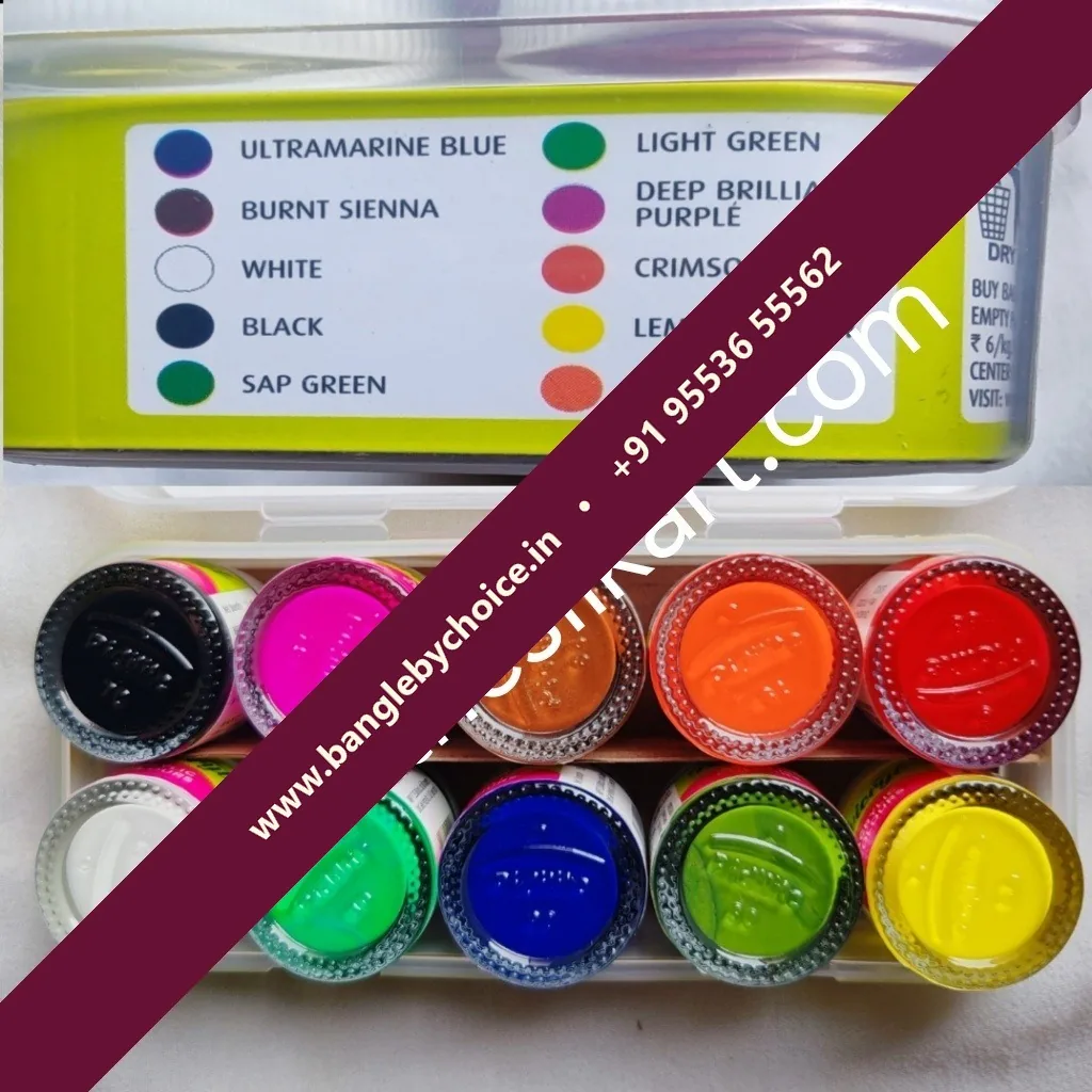 Mixed Acrylic Colours