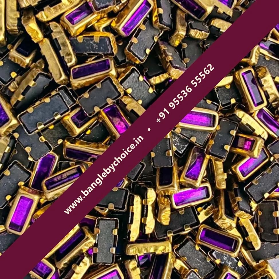 3*7 Reactangle Purple Glossy