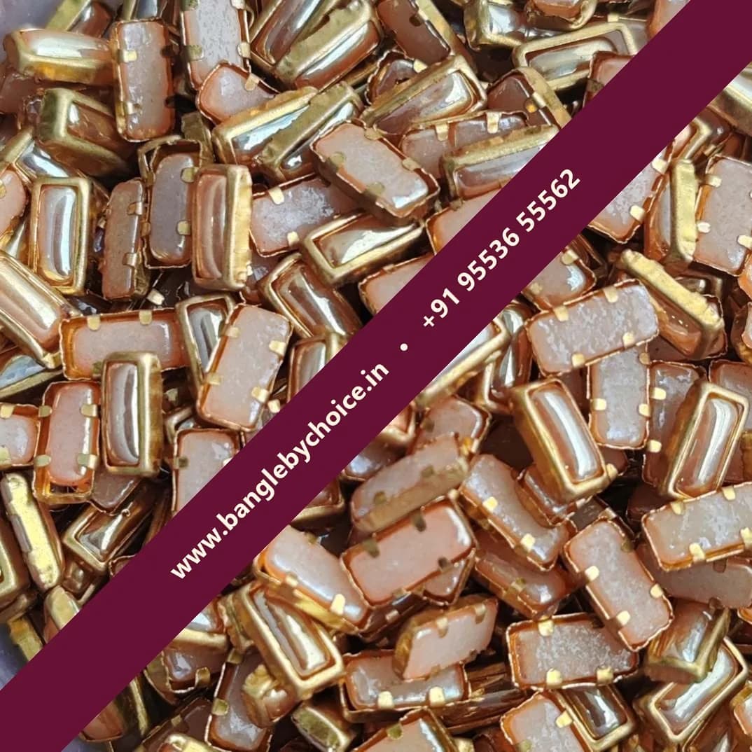 3*7 Reactangle Shape Ceramic Gold