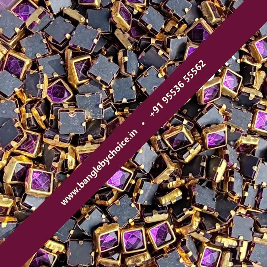 4*4 Square Purple Glossy