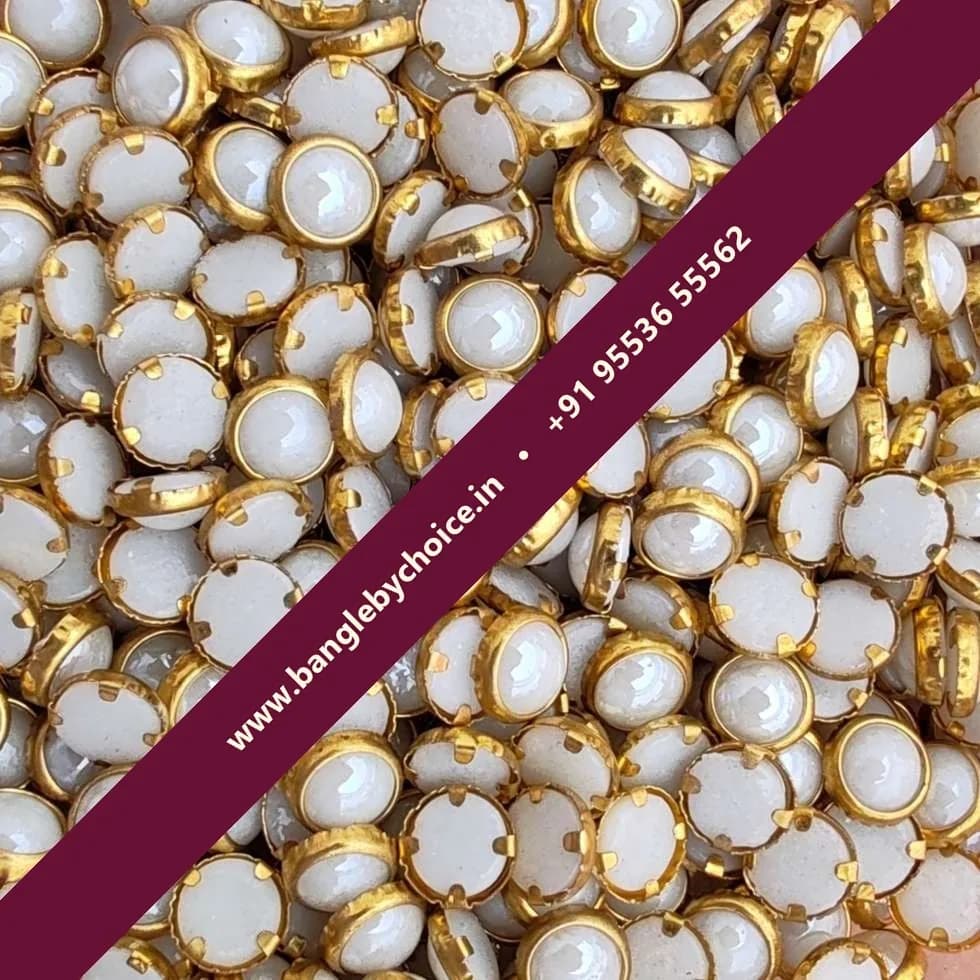 5mm Round Ceramic White