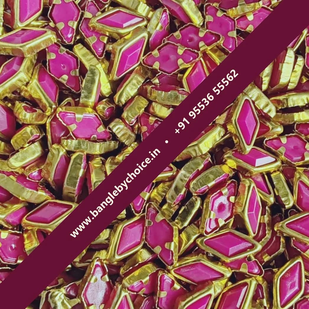 Diamond Shape Dark Pink Matt