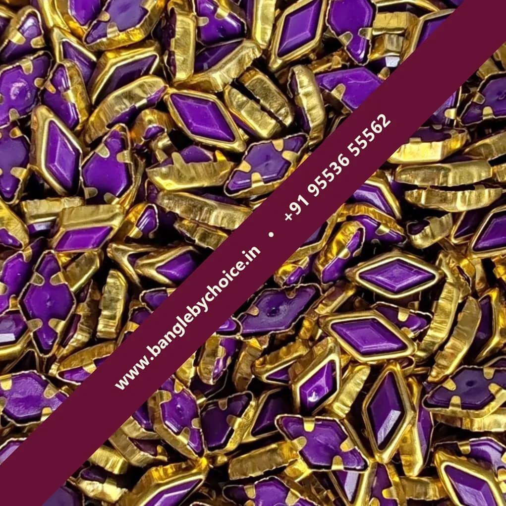 Diamond Shape Purple Colour Matt