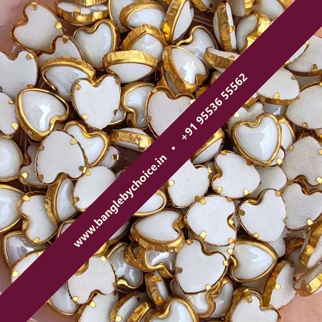 Heart Shape Ceramic White