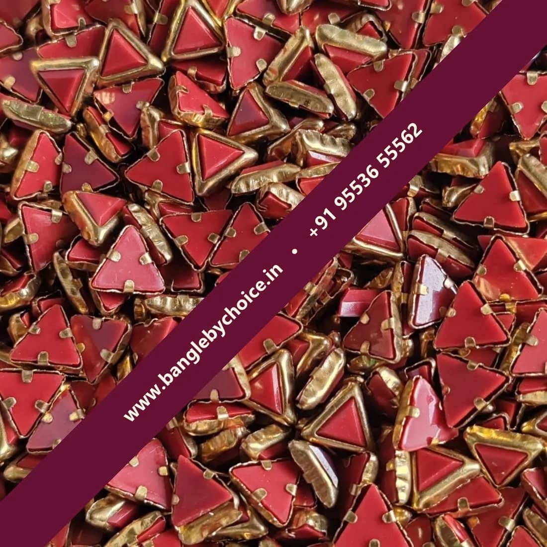 Triangle Maroon Matt