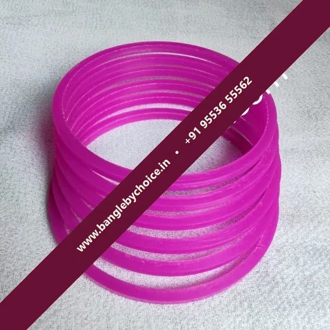 6cut Flat Bangles