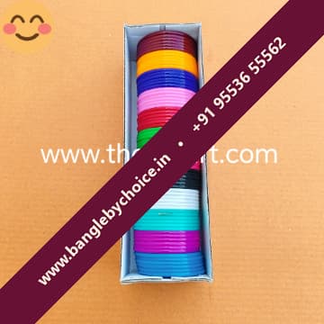Curve Plain Bangle Boxes 6 Cut