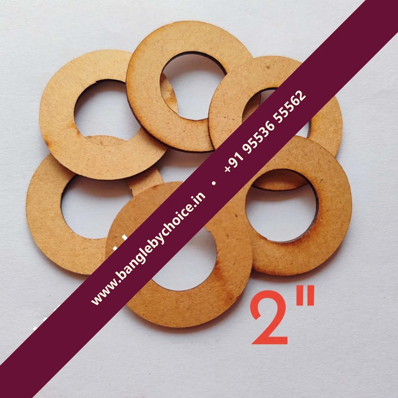 MDF 2 Inch Jada Billa Base Round Shape