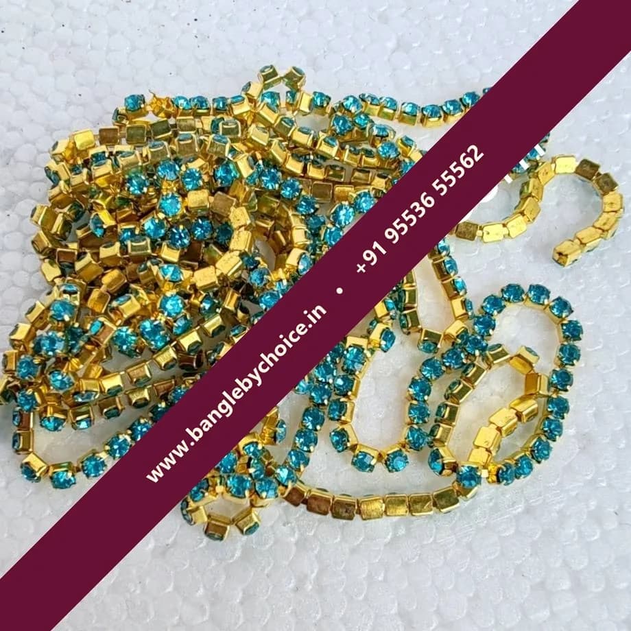 Sky Bliu Colour Stone Chaine